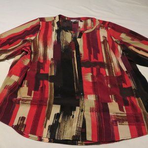 CATHERINES Womens Blouse 3X WP 26/28 WP pre-owned